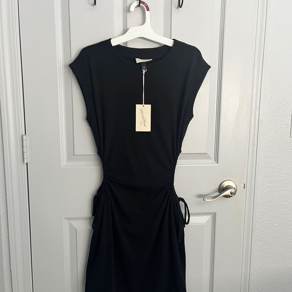 Universal Thread Elegant Black Midi Dress